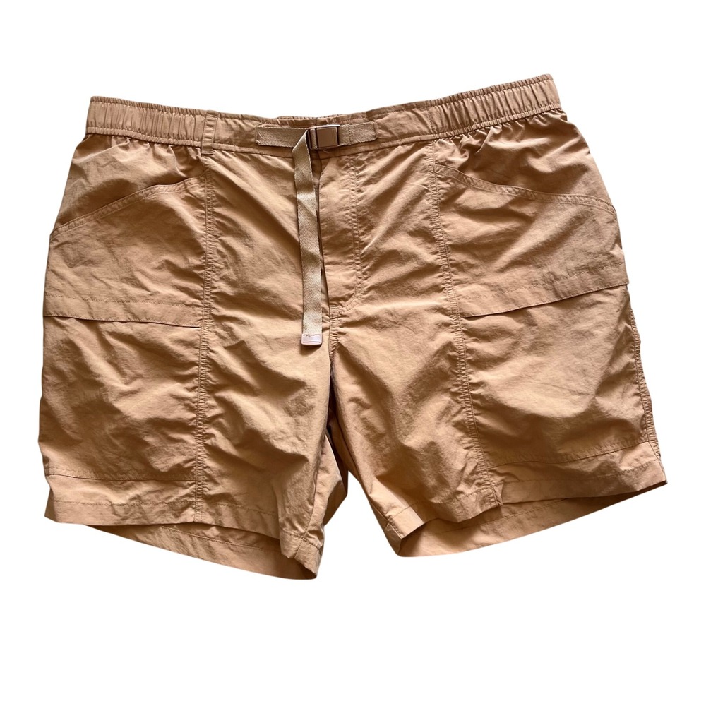 Eddie Bauer Ripstop Tech Shorts Mens XXL Brown Sugar UPF 50+ EB004134